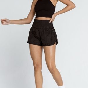 Free People Fp Movement The Way Home shorts black size M